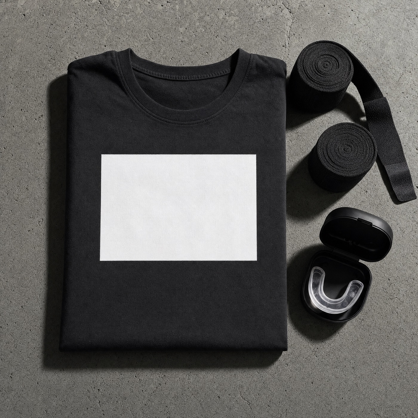 Visualisierung Social-Motiv Shirt, Werbefläche leer